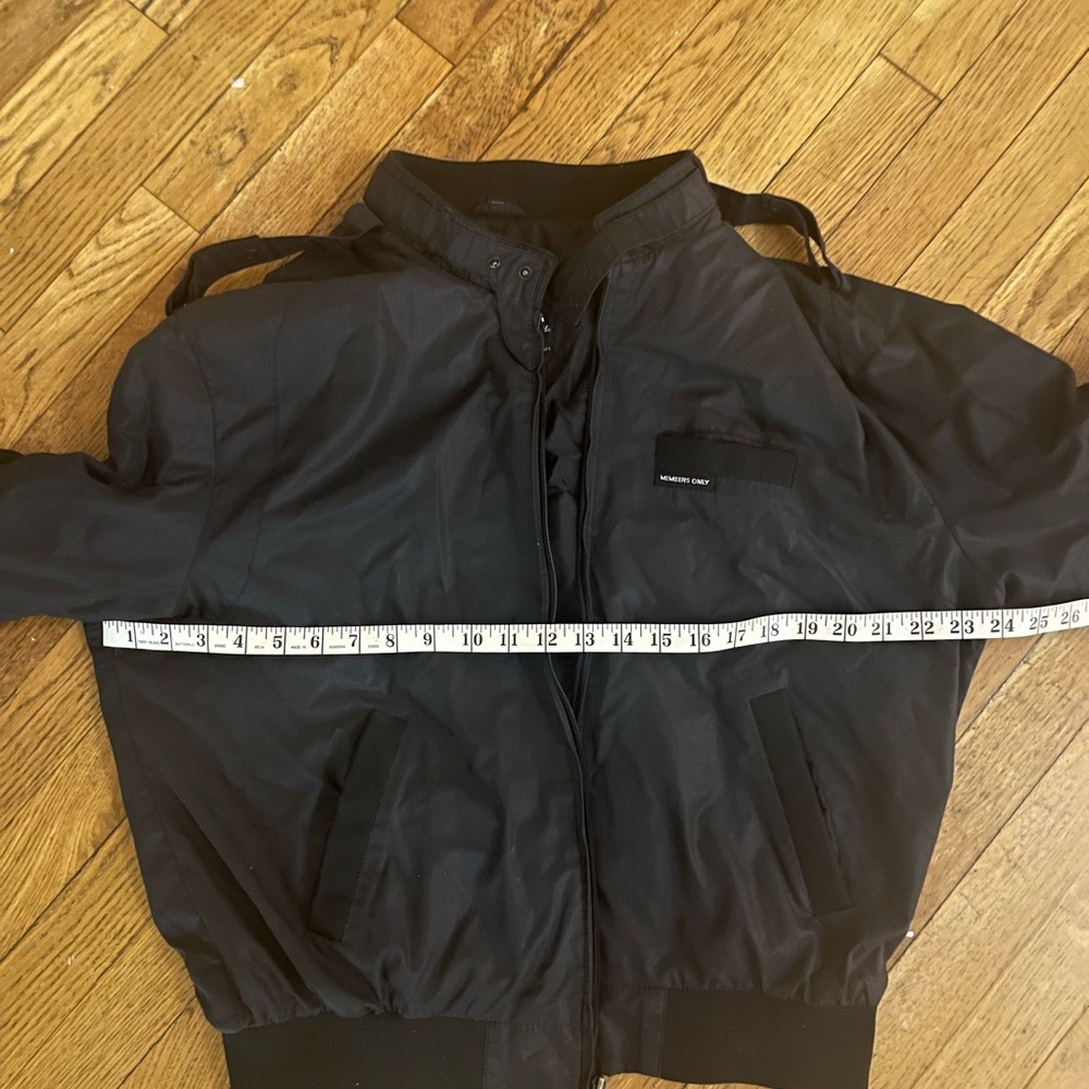 NWOT Members Only Iconic Black Racer Jacket - Picture 13 of 13